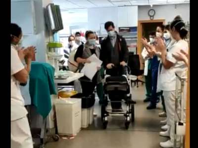 Spanish baby leaves ICU after being hospitalized for 70 days for Covid