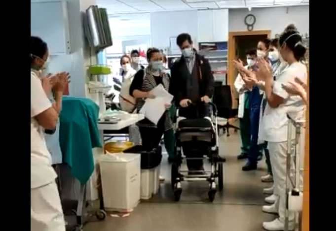 Spanish baby leaves ICU after being hospitalized for 70 days for Covid