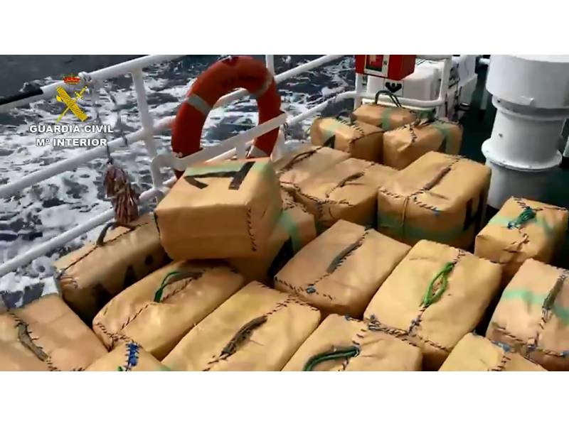 Moroccan speedboat intercepted with 1,600 kilos of hashish on board