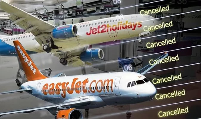Latest updates for TUI, easyJet, Ryanair and Jet2 as UK restrictions ramp up