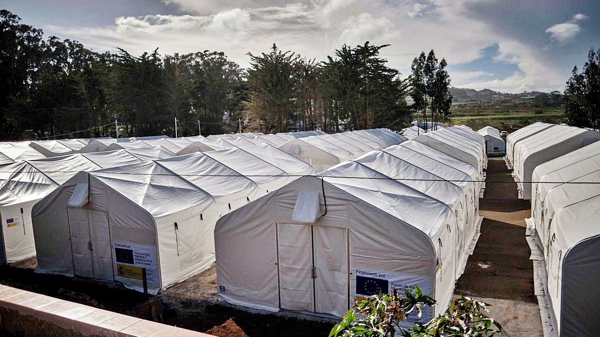 La Laguna camp will receive migrants from hotels in Gran Canaria