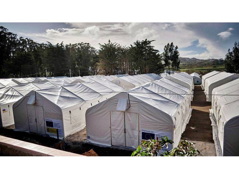 La Laguna camp will receive migrants from hotels in Gran Canaria