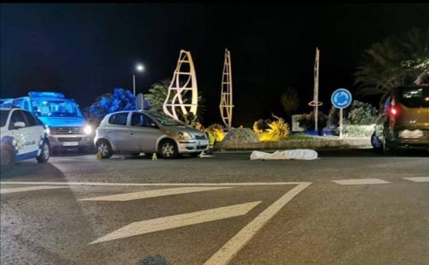 Man killed in accident between a moped and a car in Agüimes