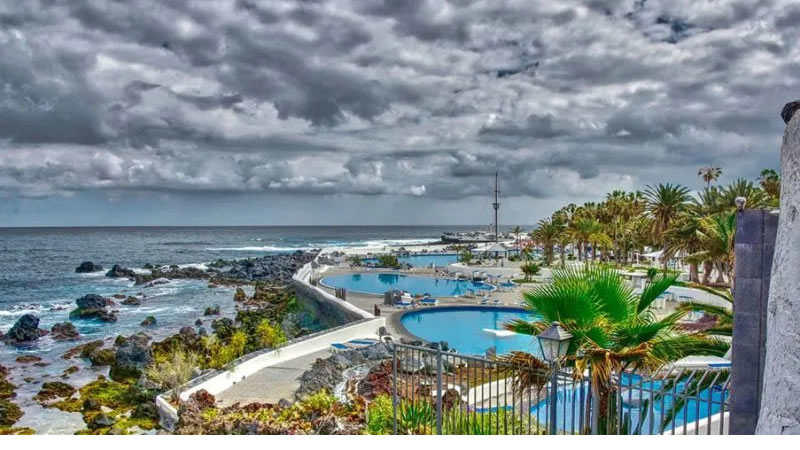 A cloudy but dry Monday in the Canary Islands 