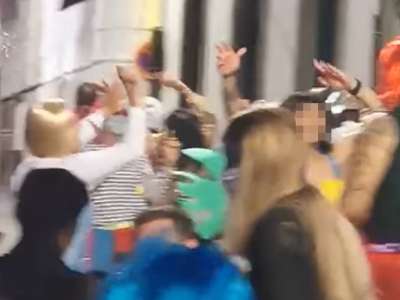 Revellers ignore restrictions and celebrate Carnival in Santa Cruz