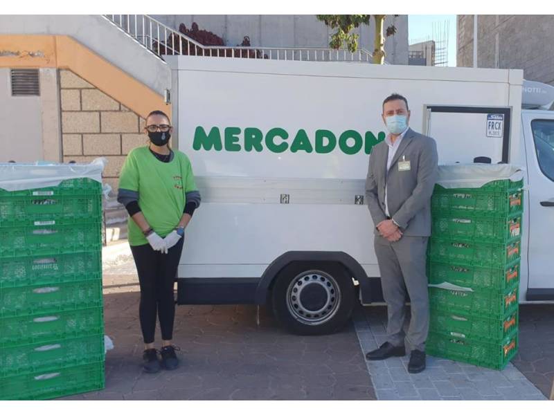 Mercadona donates 780 tons of necessities to food banks and charities