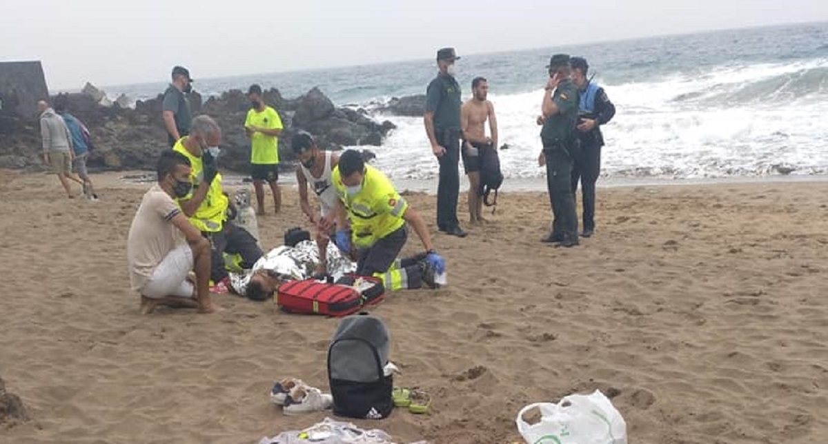 Heroic act of two young Maghrebis who rescued a British swimmer in distress