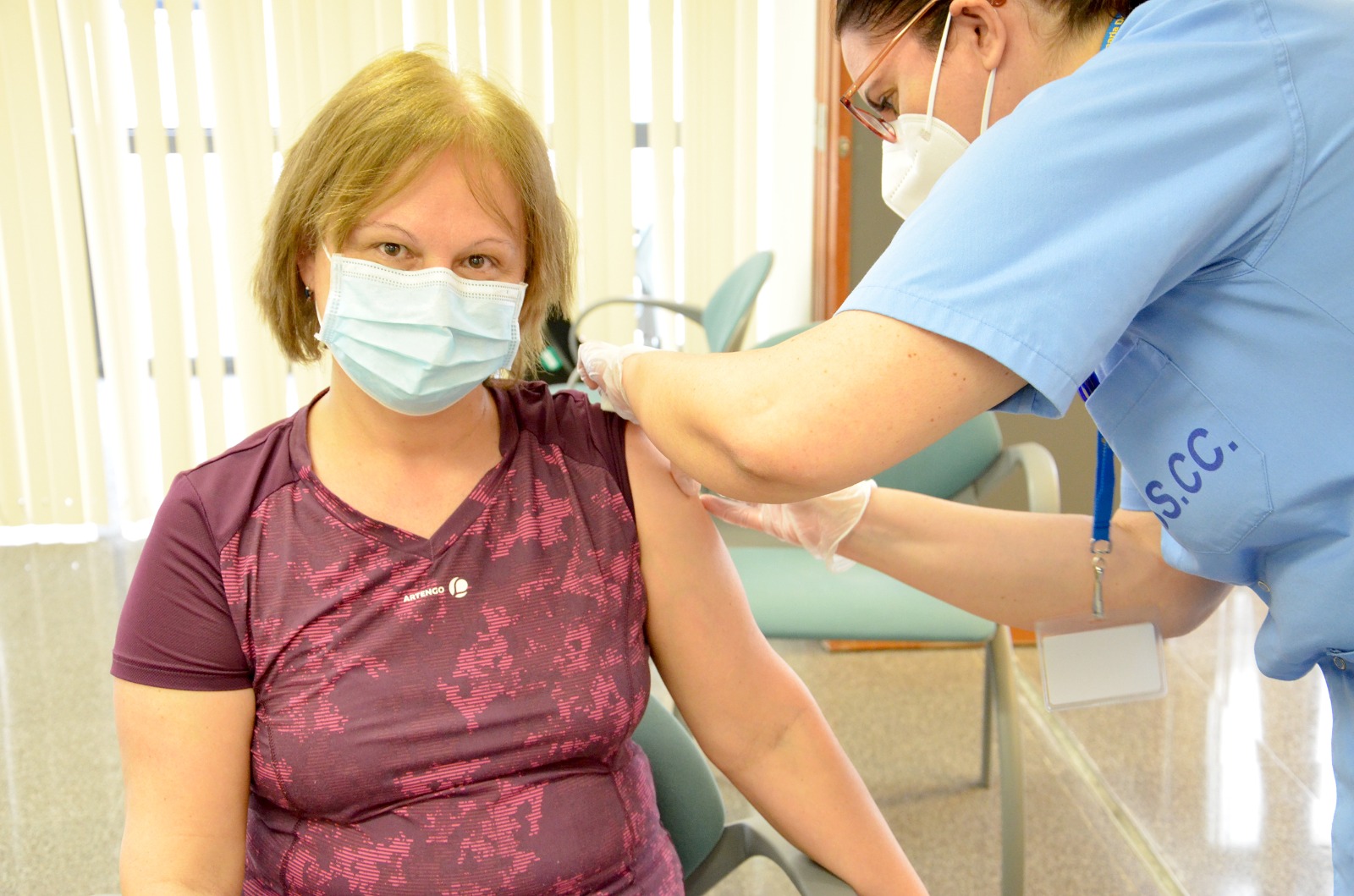 Vaccination teams administer more than 7,000 doses for the first time in one day