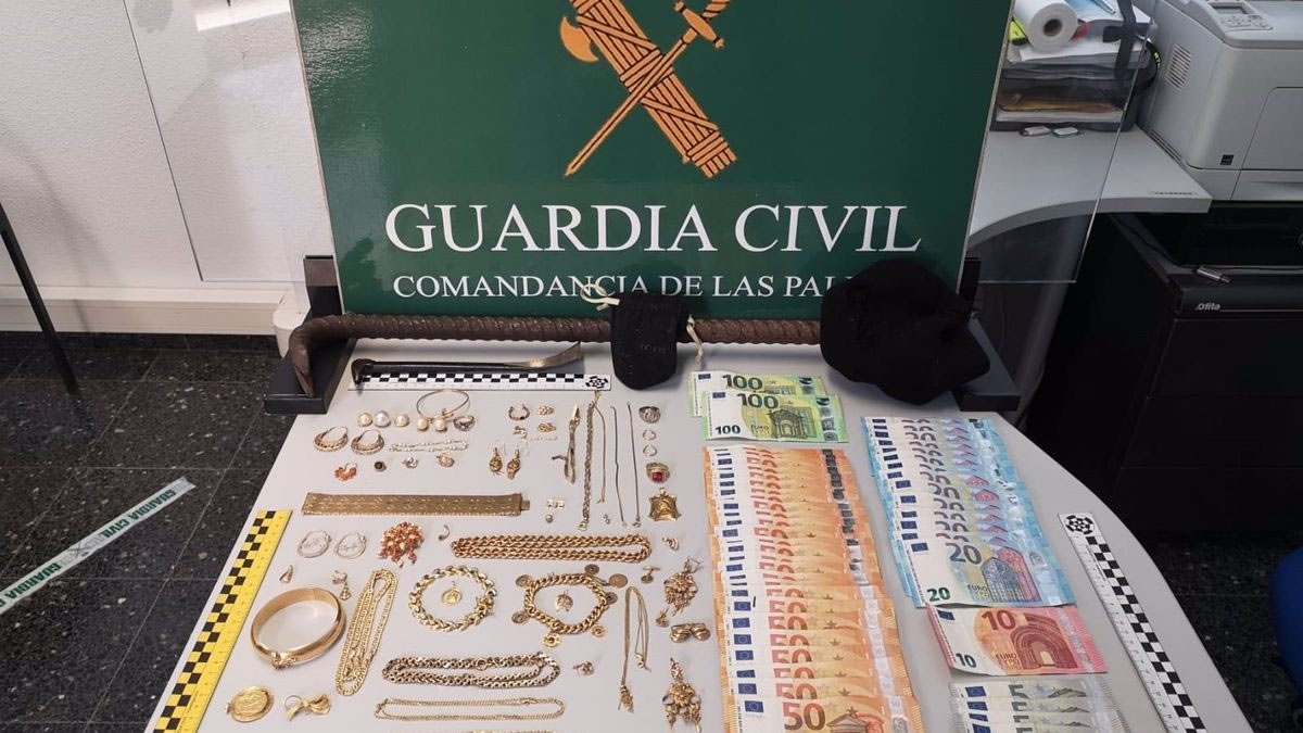 Three arrested for stealing more than 8,000 euros in jewellery 