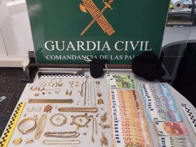 Three arrested for stealing more than 8,000 euros in jewellery 