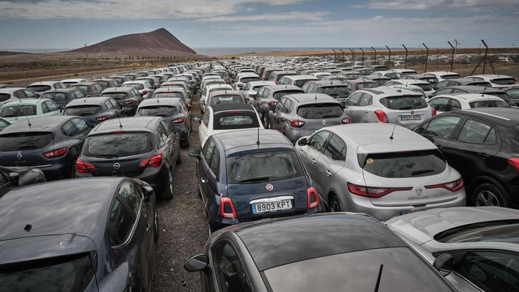 Rent a car companies have disposed of 70% of their cars