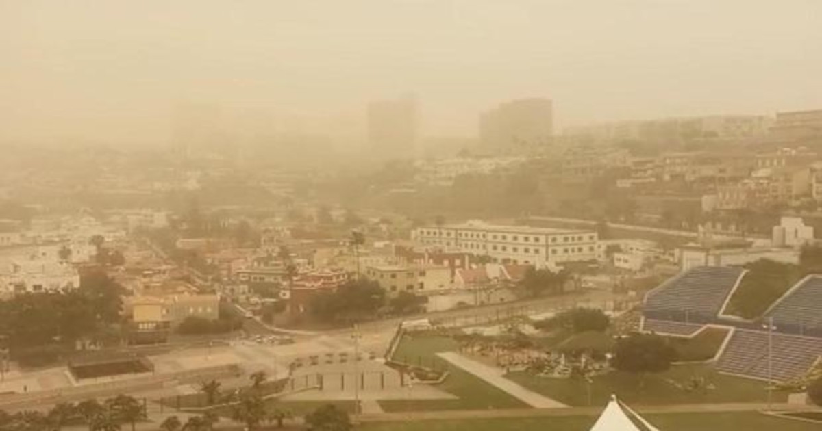Calima continues today but rain is expected over the weekend