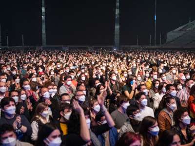 5,000 people attend concert in Barcelona last night
