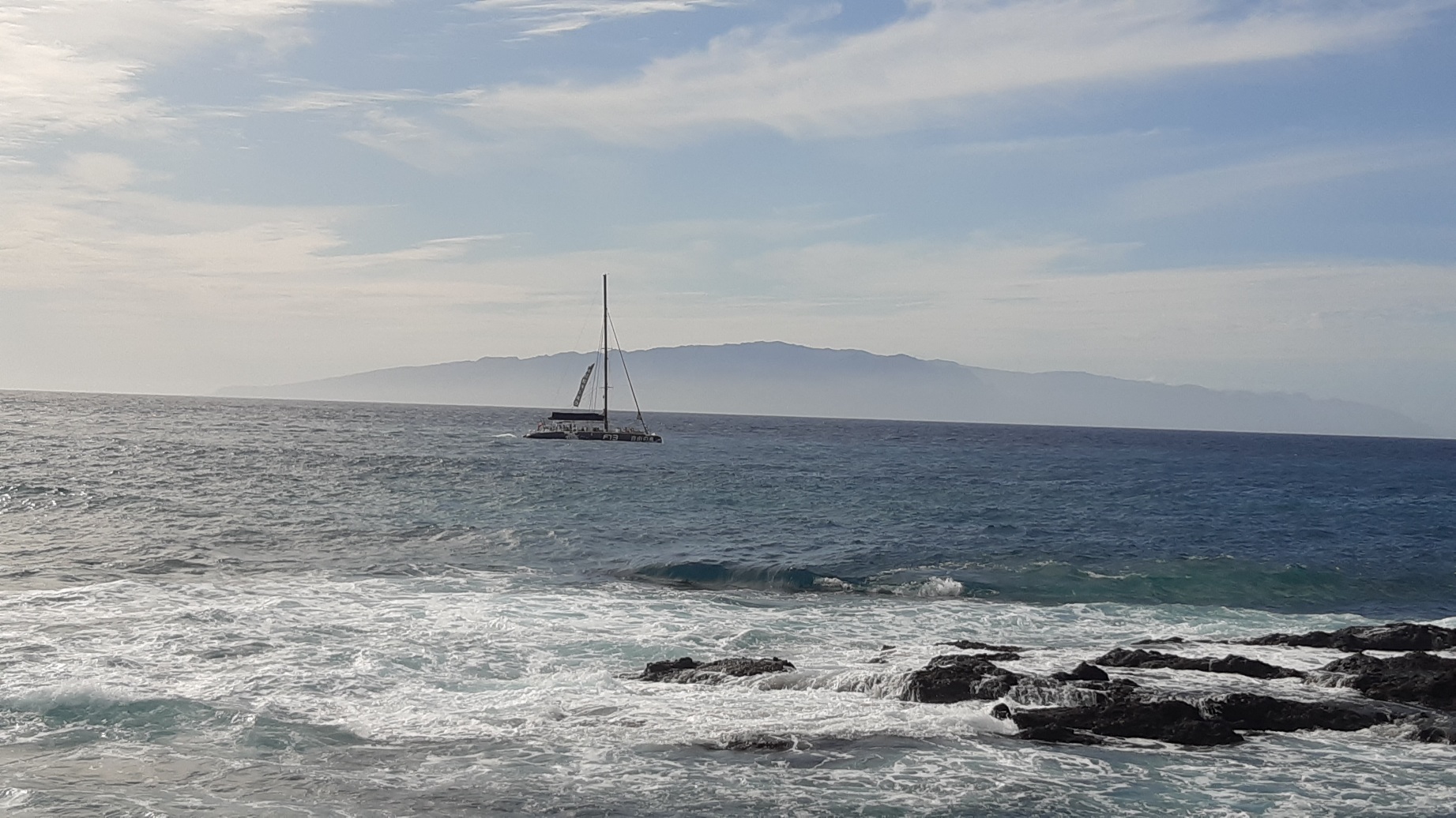 A cloudy day in the Canary Islands this Monday