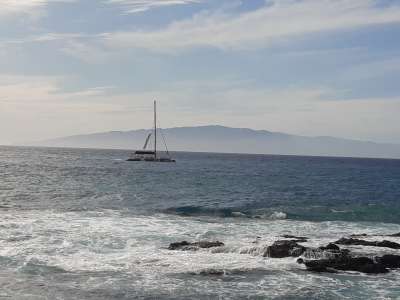 A cloudy day in the Canary Islands this Monday