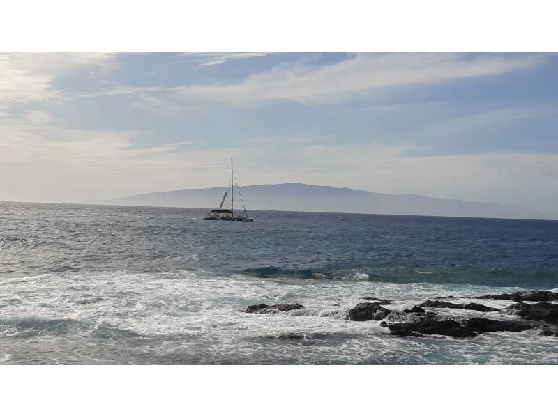 A cloudy day in the Canary Islands this Monday