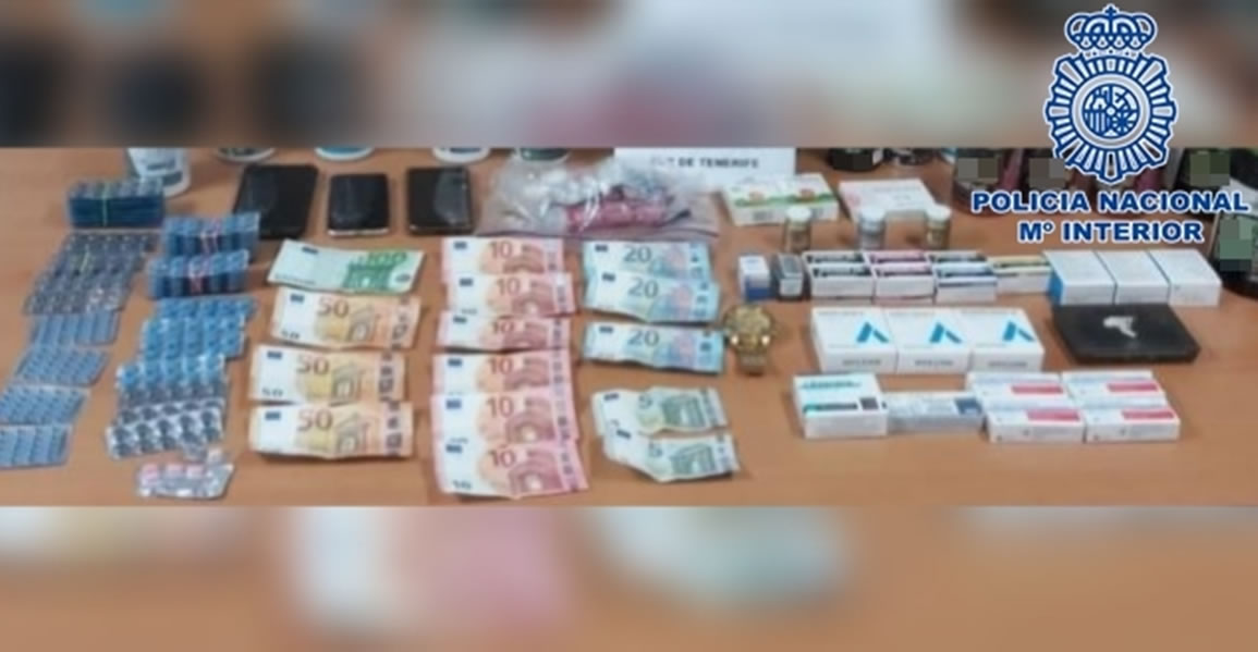 Man arrested in Adeje with 500 'Winstrol' pills and other steroids ready for sale