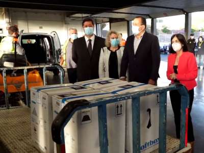 More Pfizer vaccines arrive in the Canary Islands this morning