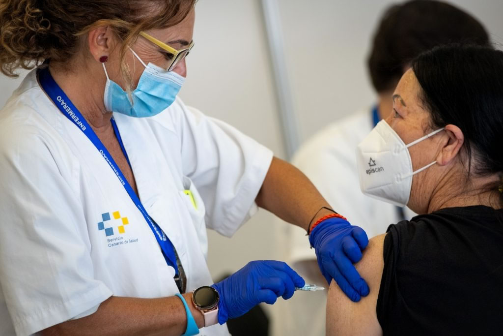 Over 70% of the islands population over 60 have had their first vaccination