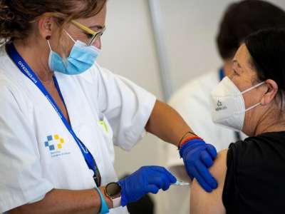 Over 70% of the islands population over 60 have had their first vaccination