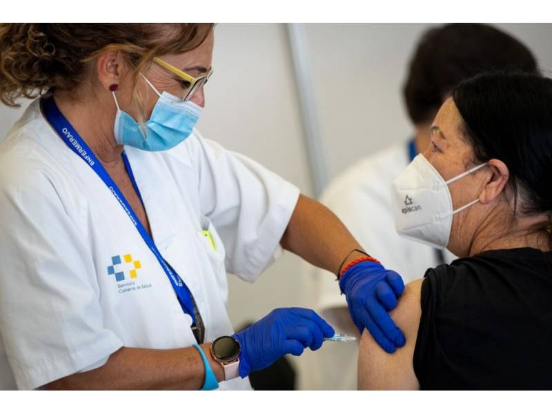 Over 70% of the islands population over 60 have had their first vaccination