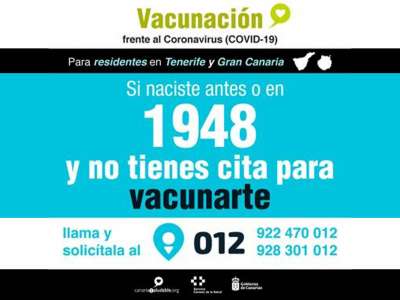 If you are over 73 years old and have not been vaccinated call 012 now