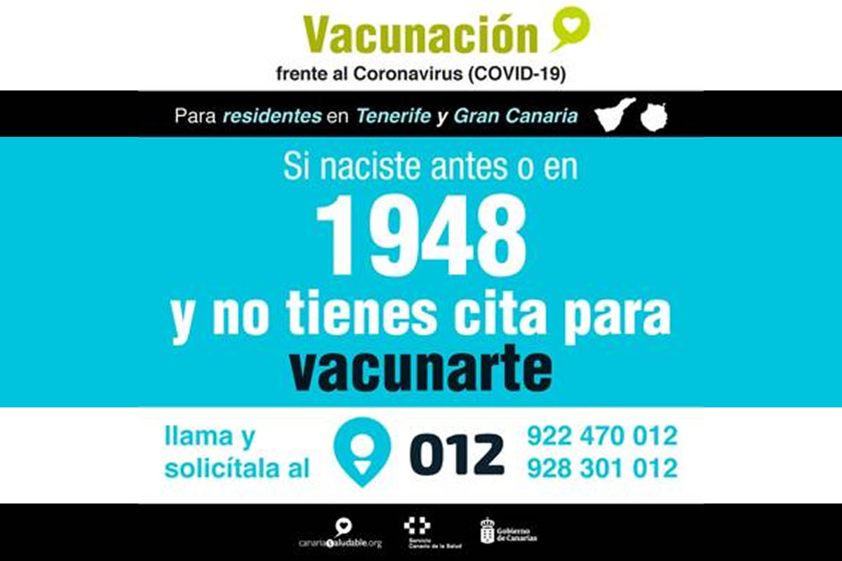 If you are over 73 years old and have not been vaccinated call 012 now