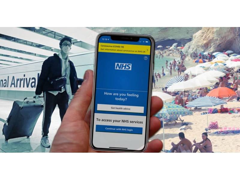 NHS app to be used as Covid passport for international travel from the UK