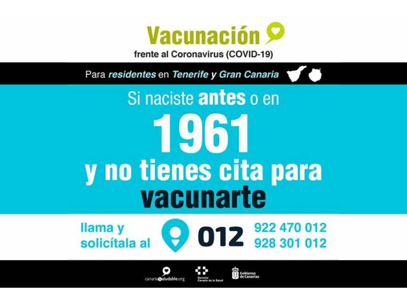 VACCINE UPDATE: If you are 60 or over call now for your vaccination