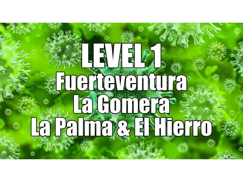 El Hierro drops to Level 1, the rest of the islands stay the same