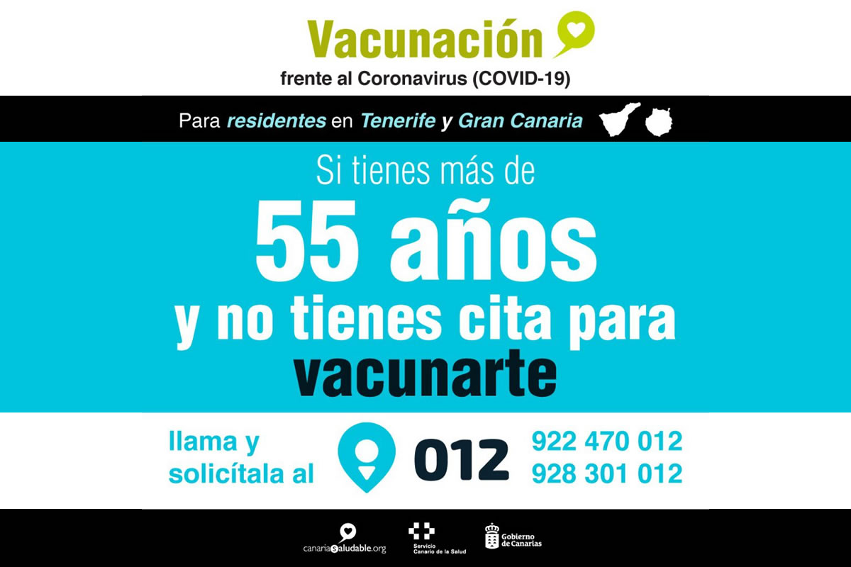 Calling all over 55’s, you can book your vaccination appointment now