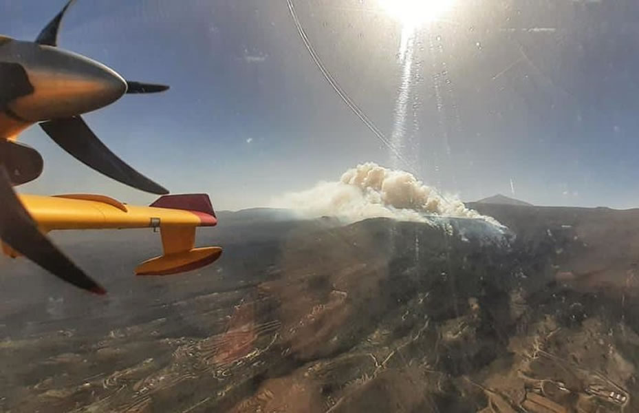 FOREST FIRE UPDATE: Fire perimeter is now 1,100 hectares