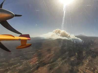 FOREST FIRE UPDATE: Fire perimeter is now 1,100 hectares