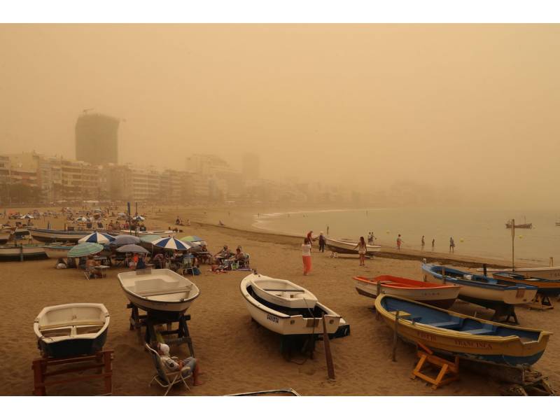 A calima and temperatures of 38 degrees are on the way