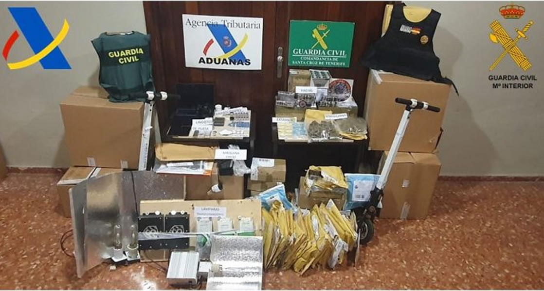 Drugs gang arrested in Callao Salvaje in the south of Tenerife