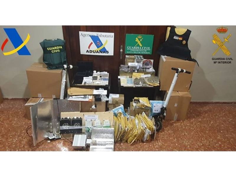 Drugs gang arrested in Callao Salvaje in the south of Tenerife