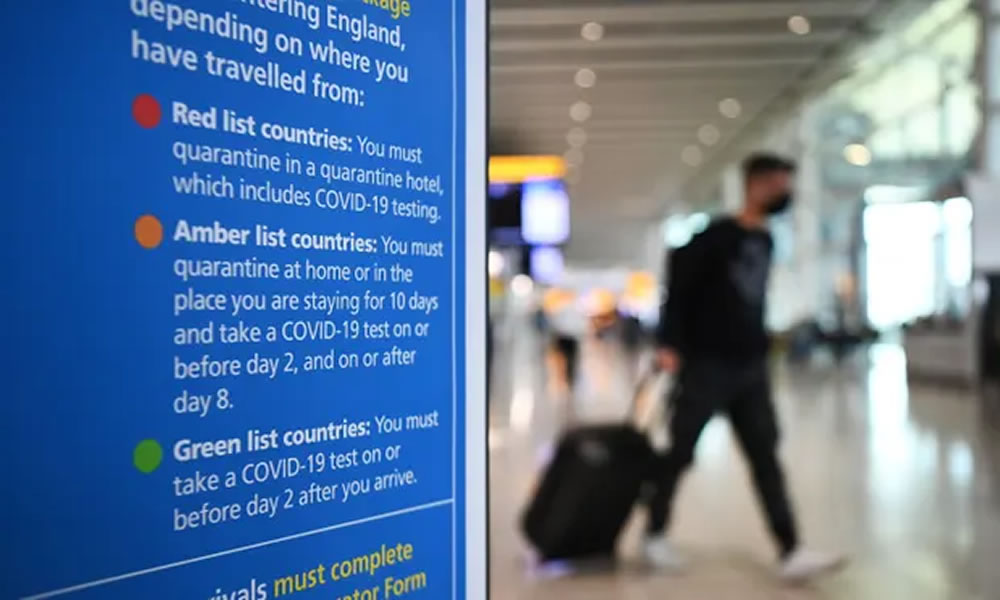 UK is considering no quarantine from amber list countries if fully vaccinated