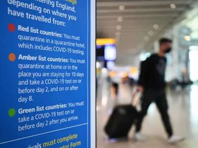 UK is considering no quarantine from amber list countries if fully vaccinated