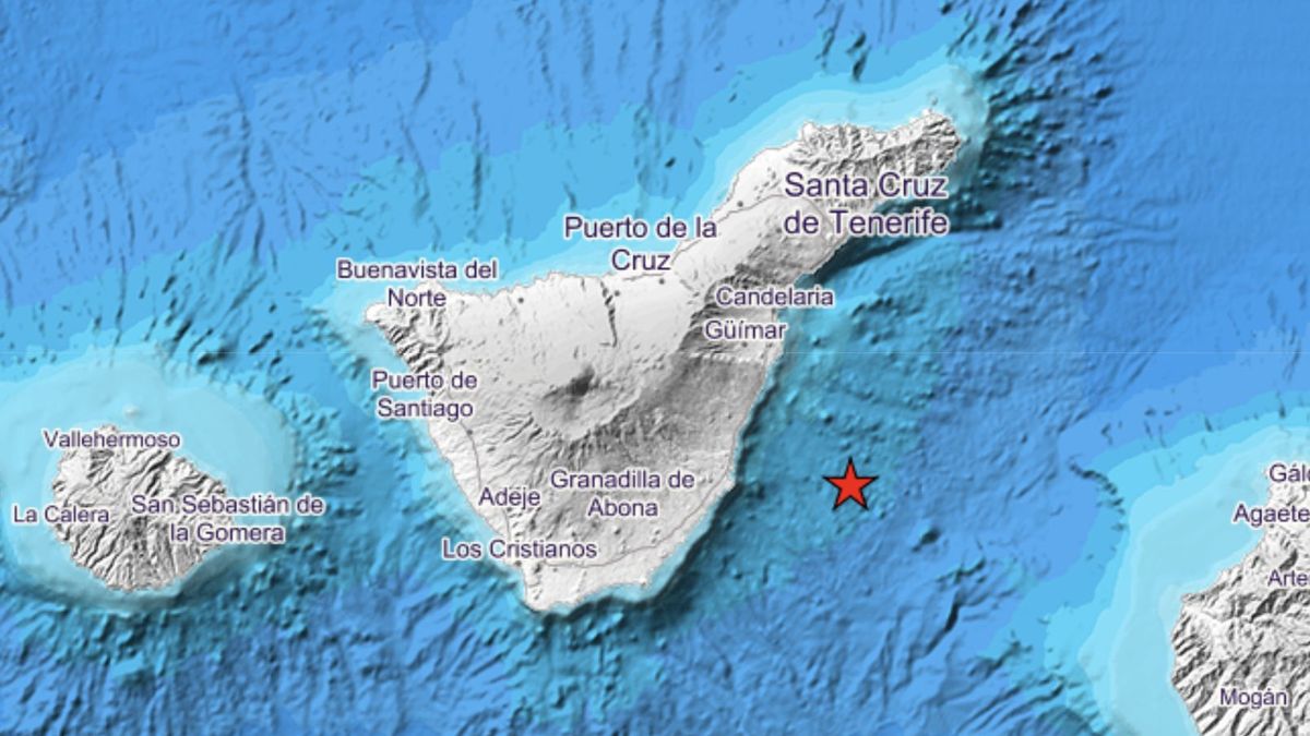An earthquake of 3.1 magnitude detected off the coast of Tenerife yesterday