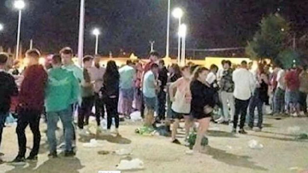 Police break up a ‘botellon’ of 50 people in Guargacho in the south of Tenerife