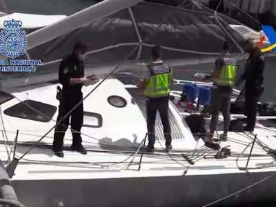 60 million euros worth of cocaine found on sailing boat in Canary Islands waters