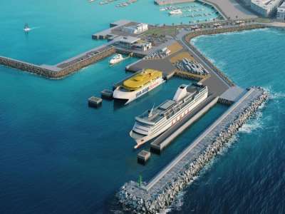 New commercial dock in the port of Corralejo is costing 33 million euros