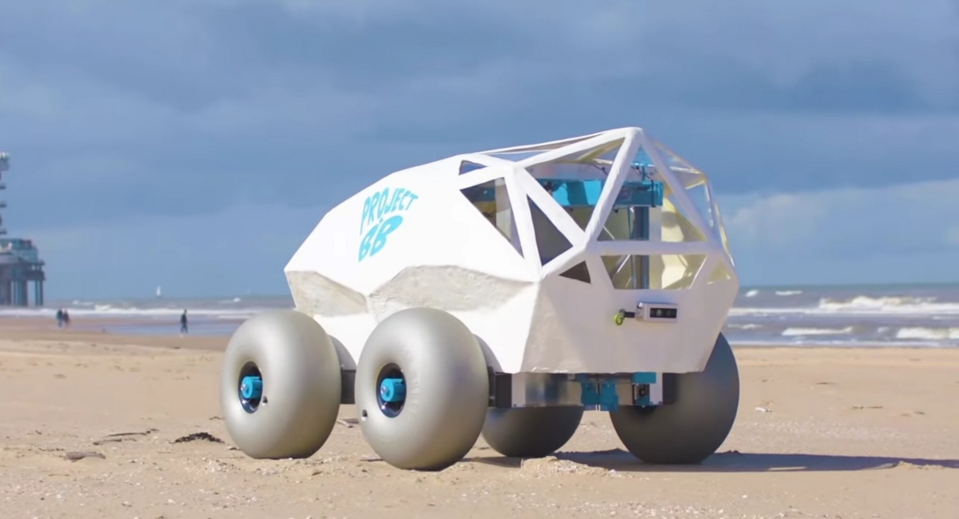 Meet BeachBot, the robot that collects discarded cigarette butts from the beach
