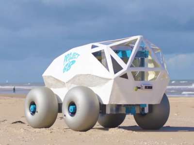 Meet BeachBot, the robot that collects discarded cigarette butts from the beach