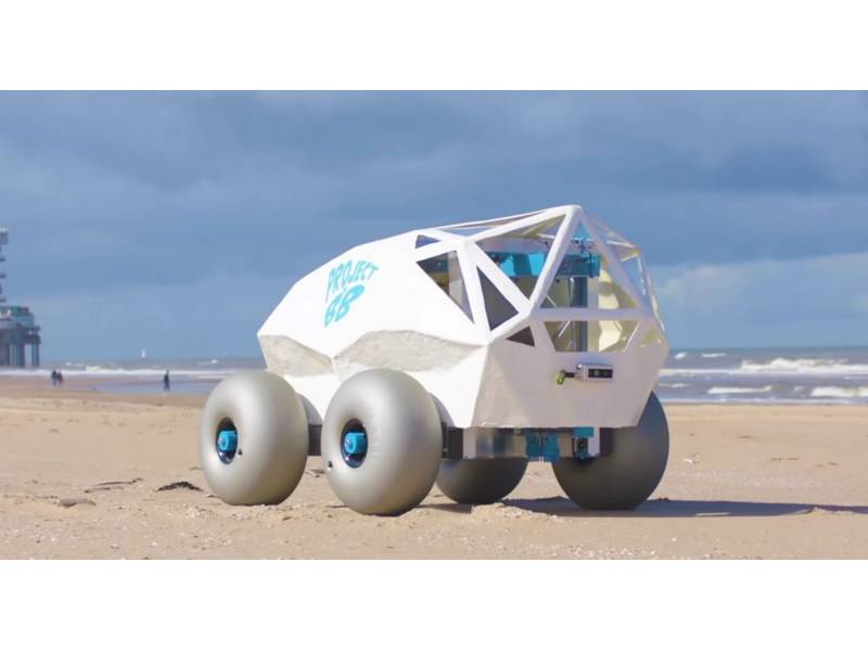 Meet BeachBot, the robot that collects discarded cigarette butts from the beach