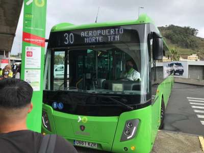 TITSA reactivates the service of line 343 between Costa Adeje and Puerto de la Cruz 