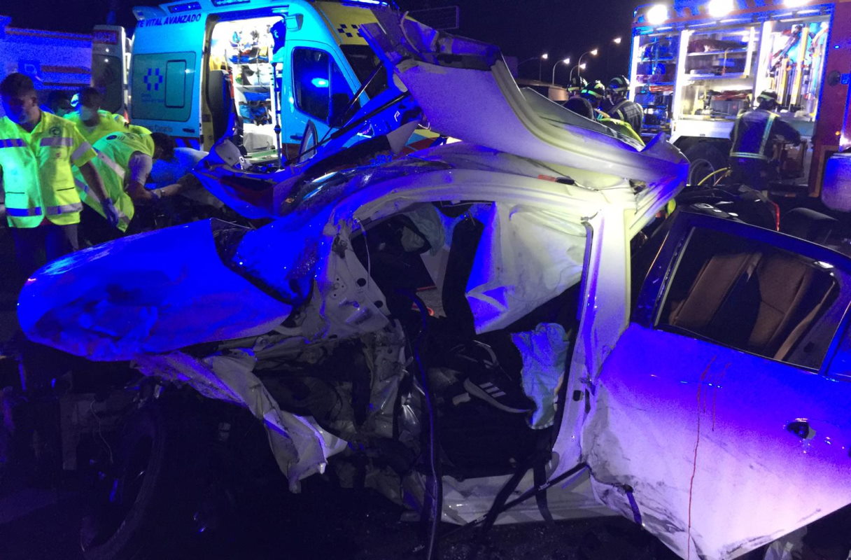 Two killed and four injured in a car accident in Guaza