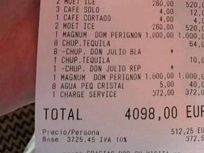 Customer leaves 4,000 euro tip in a restaurant after reading complaint online
