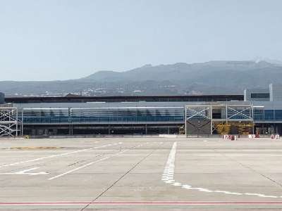 The construction of the new terminal at Tenerife Sur airport enters its final phase
