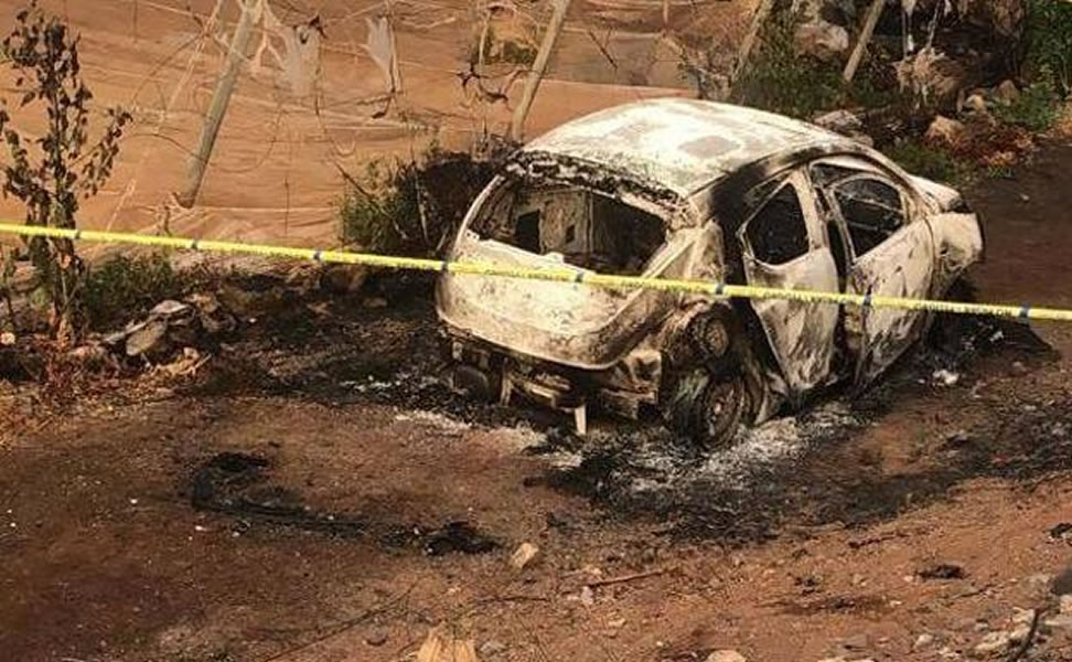 Police find a charred corpse in a burnt out car in Pozo Izquierdo in Gran Canaria